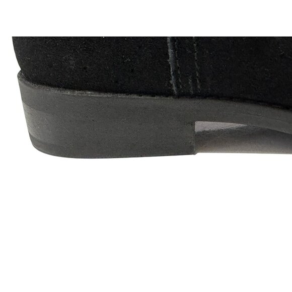 NEW Very Volatile Los Angeles Jericho Sz 8 Black Suede Leather Booties Side Zip - Picture 9 of 12